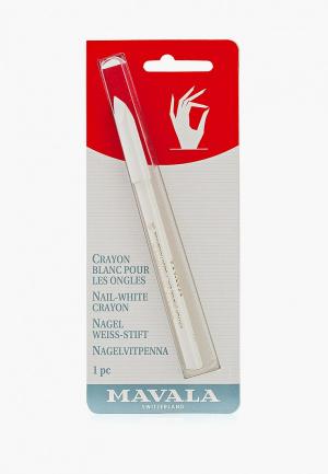 Карандаш для маникюра Mavala Белый ногтей Nail-White Crayon 9090615. Цвет: белый