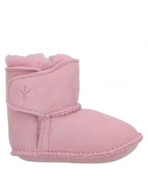 Обувь для новорожденных EMU. Цвет: розовый