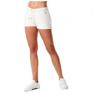Супер мягкие спортивные женские шорты Luxe Lounge (S) Myprotein. Цвет: белый