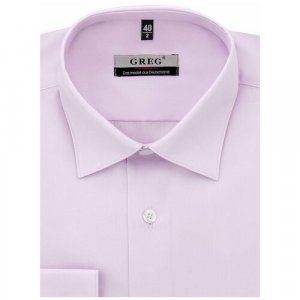 Рубашка , размер 174-184/38, сиреневый GREG. Цвет: сиреневый/фиолетовый