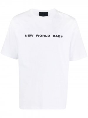 Футболка New World Baby Xander Zhou. Цвет: белый