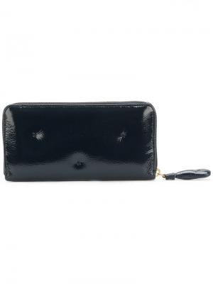 Chubby large wallet Anya Hindmarch. Цвет: синий