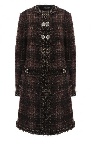 Пальто Dolce & Gabbana. Цвет: коричневый