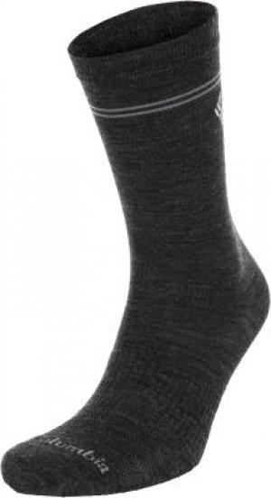 Носки мужские Lightweight Paisley Flower Wool Crew, 1 пара, размер 39-42 Columbia. Цвет: черный
