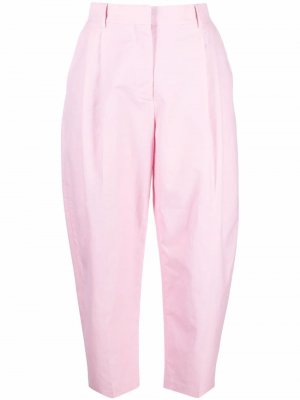 Укороченные зауженные брюки Stella McCartney. Цвет: розовый