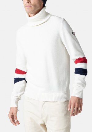 Вязаный свитер SIGNATURE ROLL-NECK , цвет white Rossignol