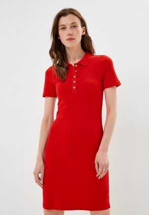Платье Tommy Hilfiger. Цвет: красный