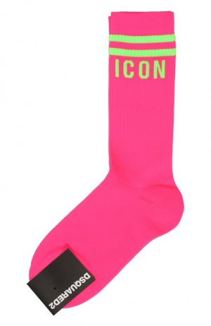 Хлопковые носки Icon Dsquared2. Цвет: розовый