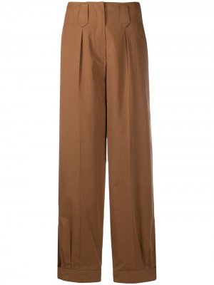 Зауженные брюки Kenzo. Цвет: коричневый