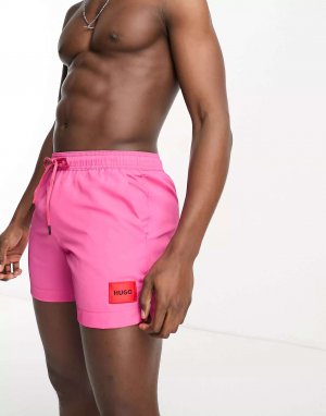 Ярко-розовые шорты для плавания Hugo Dominica Bodywear
