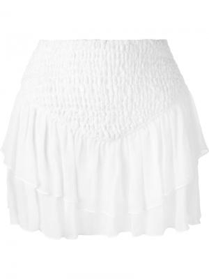 Многослойная юбка Jay Ahr. Цвет: белый