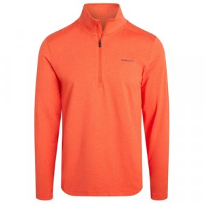 Олимпийка Sunday 1/4 Zip, силуэт полуприлегающий, размер XL, оранжевый Saucony. Цвет: оранжевый