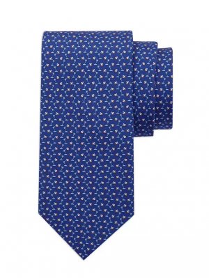 Настольная лампа Шелковый галстук, синий Ferragamo