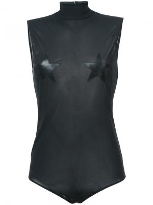 Star bodysuit Givenchy. Цвет: чёрный