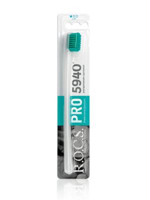 Зубная щетка PRO мягкая R.O.C.S.. Цвет: зеленый