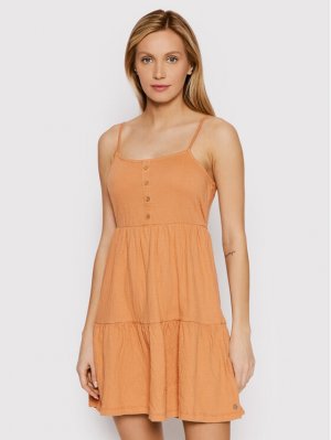Летнее платье стандартного кроя , оранжевый Roxy