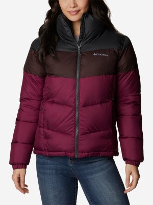 Куртка утепленная женская Puffect Color Blocked Jacket, Фиолетовый Columbia. Цвет: фиолетовый