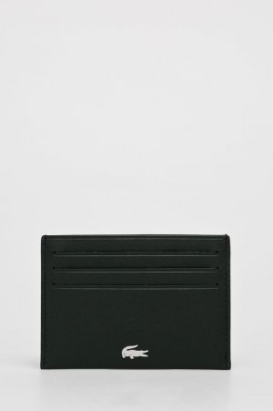 Кожаный кошелек NH1346FG. , черный Lacoste