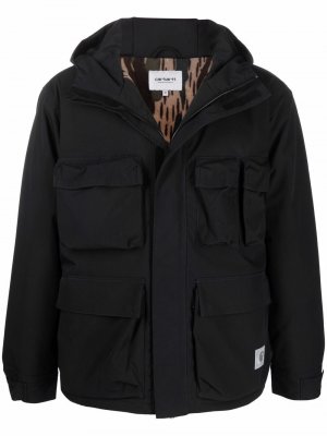 Куртка с капюшоном и карманами Carhartt WIP. Цвет: черный