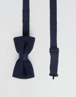 Вязаный галстук‑бабочка Ted Baker. Цвет: синий