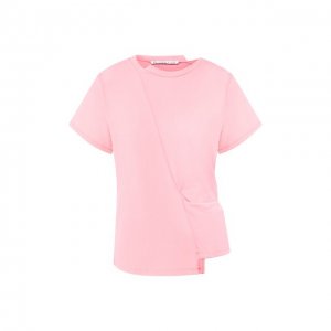 Хлопковая футболка Rejina Pyo. Цвет: розовый