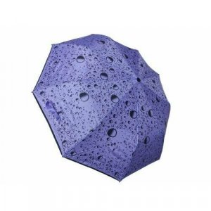 Зонт полуавтомат, 3 сложения, для женщин, фиолетовый Universal. Цвет: фиолетовый/сиреневый