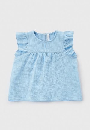 Блуза Ete Children. Цвет: голубой