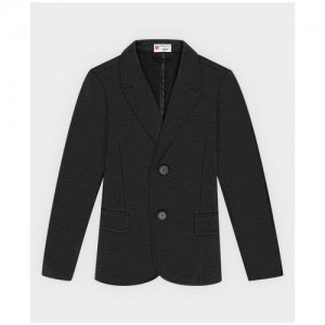 Пиджак , размер 140, черный Button Blue. Цвет: черный