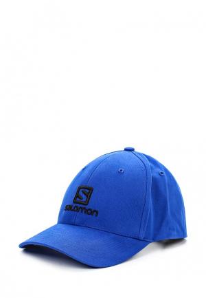 Бейсболка Salomon CAP LOGO. Цвет: синий