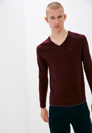 Пуловер Conte Of Florence. Цвет: бордовый