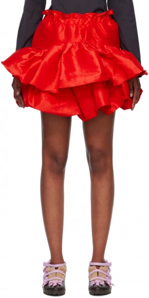 Красная мини-юбка Maye Kika Vargas
