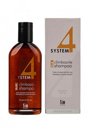 Шампунь Sim Sensitive Терапевтический  № 2 SYSTEM 4 Climbazole Shampoo , 215 мл