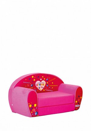 Игрушка Paremo Раскладной бескаркасный (мягкий) детский диван Инста-малыш, #ЛюбимаяДоченька. Цвет: розовый