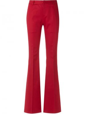 Расклешенные брюки Tufi Duek. Цвет: красный