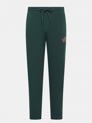 Спортивные брюки Just Clothes. Цвет: зеленый