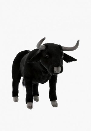 Игрушка мягкая Hansa Бык испанский черный, 40 см. Цвет: черный