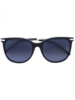 Солнцезащитные очки с квадратной оправой Boucheron Eyewear. Цвет: черный