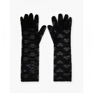 Перчатки , размер 18см, черный Gloria Jeans. Цвет: черный