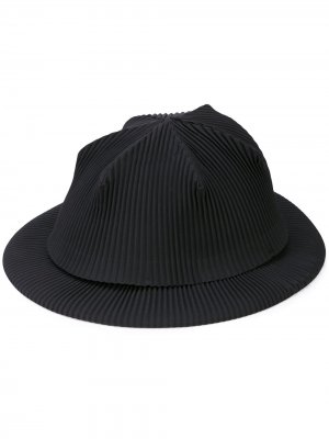 Плиссированная шляпа Homme Plissé Issey Miyake. Цвет: черный