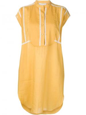 Платье-туника Vanessa Bruno. Цвет: жёлтый и оранжевый