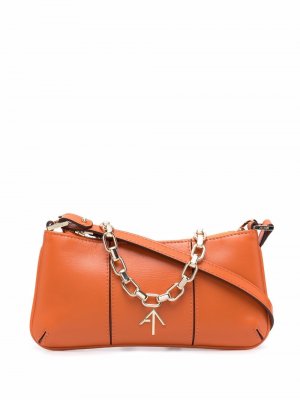 Мини-сумка на плечо Pita Manu Atelier. Цвет: оранжевый