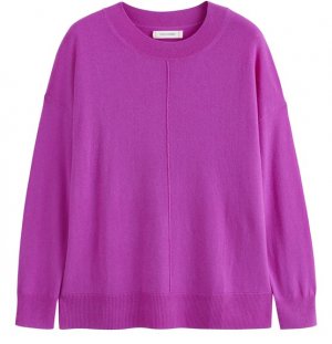 Шерстяной свитер с напуском Chinti & Parker, ярко-фиолетовый PARKER