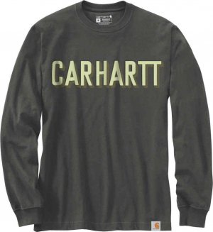 Рубашка с длинными рукавами и логотипом Workwear , антрацит Carhartt