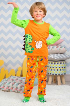 Пижама KitFox. Цвет: оранжевый