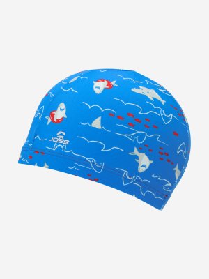 Шапочка для плавания детская , Синий Joss. Цвет: синий
