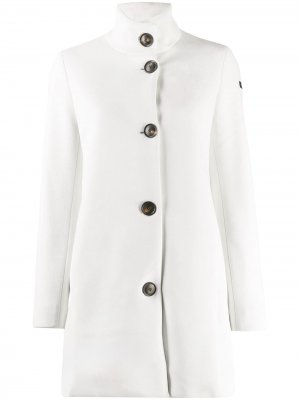 Пальто с высоким воротником RRD. Цвет: белый