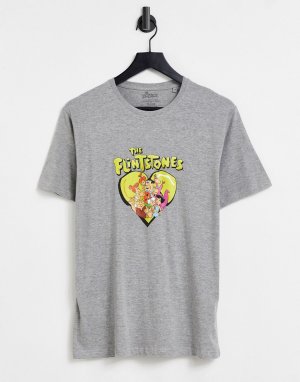 Серая футболка Flintstones-Серый MERCH CMT LTD