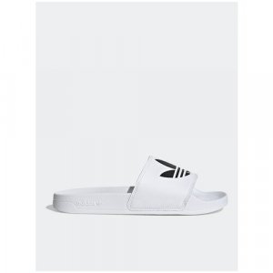Шлепанцы Adilette lite, размер 11 UK, белый adidas Originals. Цвет: белый