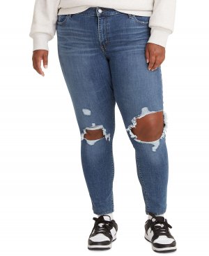 Модные джинсы скинни размера 711 больших размеров Levi's Levi's