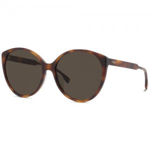 Солнцезащитные очки , коричневый FENDI. Цвет: коричневый